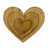 Heart Shaped Cutting Board Wood Breadboard Cheese Platter Cooked Food Board For Meat Cheese And Vegetables Valentine's Day Sheet Pans for Baking Cakes Baking Drying Racks Stainless Steel Silicone In Australia - Darrahopens