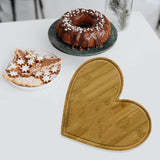 Heart Shaped Cutting Board Wood Breadboard Cheese Platter Cooked Food Board For Meat Cheese And Vegetables Valentine's Day Sheet Pans for Baking Cakes Baking Drying Racks Stainless Steel Silicone