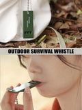 2Pcs Ultra Loud Survival Whistles For Outdoor Emergencies Hiking Camping Sports Safety Durable Compact Lightweight Design High Pitched Rescue Signal Whistles With Keychain