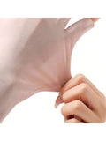 2 Pairs Sunscreen Gloves Nail Art Glove UV Protection Gloves Protector For Nail Art Gel UV LED Lamp Tool Nail Supplies Nail Tools Art Kit Press On Nails Pink+White
