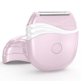 Electric Epilator For Women Portable Hair Removal Device Lady Razor Hair Shaver 3 IN 1 Multifunction Cordless Electric Trimmer For Body Leg Armpit Bikini Private Part Hair Remove Machine Pink
