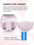 Electric Epilator For Women Portable Hair Removal Device Lady Razor Hair Shaver 3 IN 1 Multifunction Cordless Electric Trimmer For Body Leg Armpit Bikini Private Part Hair Remove Machine Pink