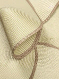 15 Inch Round Woven Placemats Set of 4 – Washable, Wipe Clean, Heat Resistant, for Holiday Parties, Indoor/Outdoor Daily Use Beige In Australia - Darrahopens