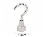 10-Pack Super Strong Magnetic Hooks (10mm)– Ideal for Campers, Caravans, BBQs, Kitchens, Fridges, Garage Walls, Wall-Mounted, Casual Style
