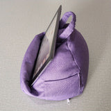 Light Purple Cone-Shaped Portable Tablet Stand, Universal Holder for Devices Up to 11”, Ergonomic Stand for Drawing Reading Video Watching Lazy Use