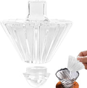 2-in-1 Convertible Style Coffee Filter Shape Fixed Tool For V60 & Basket Pour Over Coffee Filter Paper Assistant – Convenient and Efficient Accessory for Enthusiasts (Transparent white) In Australia - Darrahopens