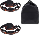 2 Pcs/Set Hammock Straps Special Reinforced Polyester 5 High Load-Bearing Barbed Black Home Outdoor Straps In Australia - Darrahopens