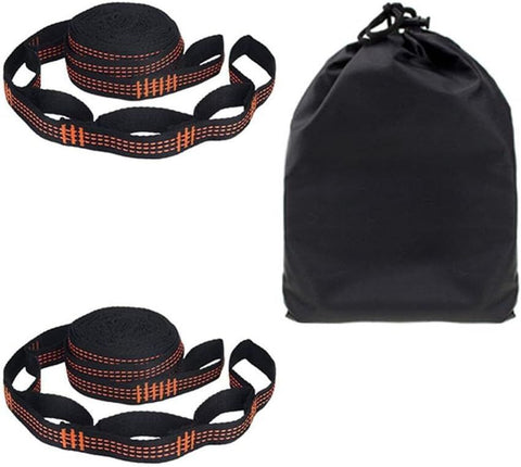 2 Pcs/Set Hammock Straps Special Reinforced Polyester 5 High Load-Bearing Barbed Black Home Outdoor Straps In Australia - Darrahopens