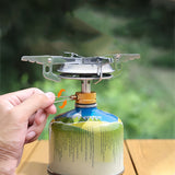 Portable Lightweight Camping Stove for Isobutane Fuel, Mini Outdoor Gas Stove for Backpacking Hiking BBQ Picnic Cooking, Compact Camping Burner In Australia - Darrahopens