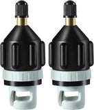2Pcs Inflatable Boat SUP Pump Adapter, Premium Conventional Air Adapter, Sturdy SUP Air Adapter,Quickly Inflation and Strong Sealing Pump Adapter, for Inflatable Boat, Paddleboard and Kayak