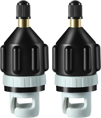 2Pcs Inflatable Boat SUP Pump Adapter, Premium Conventional Air Adapter, Sturdy SUP Air Adapter,Quickly Inflation and Strong Sealing Pump Adapter, for Inflatable Boat, Paddleboard and Kayak