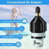 2Pcs Inflatable Boat SUP Pump Adapter, Premium Conventional Air Adapter, Sturdy SUP Air Adapter,Quickly Inflation and Strong Sealing Pump Adapter, for Inflatable Boat, Paddleboard and Kayak