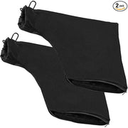 2 Pack Miter Saw Dust Bag with Zipper, Adjustable Stand Dust Collector, Fits 1-1/2" to 2" Dust Port, Compatible with Multiple Brands