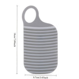 1pc Household Thickened Plastic Washboard, Anti-Slip Design with Clothes Pegs, Durable Laundry Tool for Dorm Use, Wash Underwear, Socks & Delicates, Random Color, 1pc