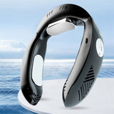 Space Heater Indoor Portable Fan Air Cooler Hanging Neck Fan Neckband Mobile Air Conditioner For Winter Heating Warmer Summer