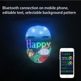 Led Mask with Bluetooth Programmable App,Shining Led Light Up Face Mask for Adult Kid Halloween Masquerade Party