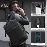 Large Carry On Backpack, 40L Expandable USB Backpack, 17.3” Laptop Backpack for Men Airline Approved Travel Business Weekender Bag