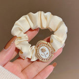 2PCS Silk Hair Scrunchies for Frizz&Breakage Prevention,  Silk Hair Ties No Damage, Elastic Silk ponytail Holders In Australia - Darrahopens