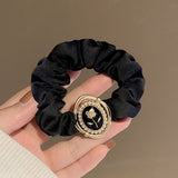 2PCS Silk Hair Scrunchies for Frizz&Breakage Prevention,  Silk Hair Ties No Damage, Elastic Silk ponytail Holders In Australia - Darrahopens