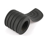 Car Rear Bumper Protector,8cm wide Car/SUV Universal Rubber Anti-Scratch Trunk Exterior Accessories（Black-Sport）