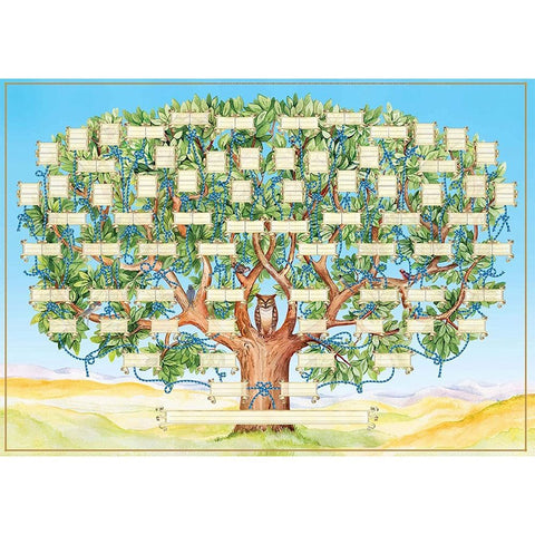 Family Tree Chart to Fill in Genealogy Poster Blank Fillable Ancestry Chart, Large Print Family Tree Picture Frame Wall  40*50cm In Australia - Darrahopens