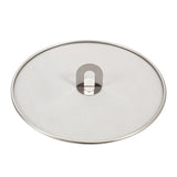 Stainless Steel Splatter Screen Mesh Pan Pot Lid Cover Oil Resist Splash Guard Frying Cooking Tools Practical Kitchen (25cm)
