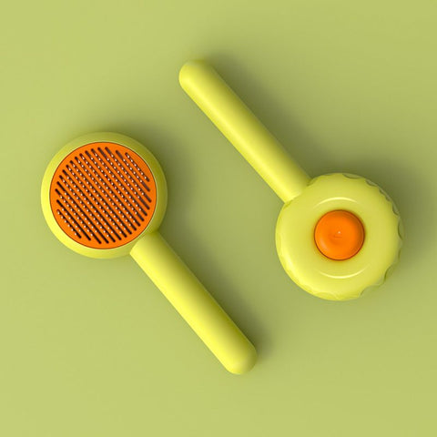 Pet Grooming Brush for Cats and Dogs, Self-Cleaning Brush for Removes Loose Undercoat, Mats,and Tangled Hair, Shedding In Australia - Darrahopens