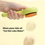 Pet Grooming Brush for Cats and Dogs, Self-Cleaning Brush for Removes Loose Undercoat, Mats,and Tangled Hair, Shedding