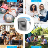 Portable Air Conditioner, Personal Air Cooler 3-in-1 Air Conditioner, Compact Evaporative Cooler Air Humidifier, Speed Desktop
