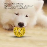 Insanely Tough! Ring Ball - for Toy Destroyers, Aggressive Chewer Durable, Heavy Duty Natural Rubber - Dog Chew, Tug & Fetch Toy