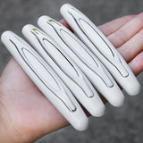4 Pcs Car Door Edge Guards Car Side Door Protector Suitable for Various Car Pads Door Shock Absorbers-White