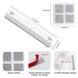 6 Sheets Window Screen Repair Kit Sticky Fine+12PCS Magnetic screen window buckle Screen Mesh Patch Repair Kit, Screen Door In Australia - Darrahopens
