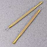 4 Pcs Cuticle Pusher Tool Nail Art Remover Tool Cuticle Nail Pusher Nail Dip Remover Scratch off Tool for Tickets Nail Scraper