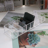 Data Cable Storage Box Transparent Split Storage Box Charging Cable Manager Desktop Large-Capacity Power Cable Sorting Box In Australia - Darrahopens