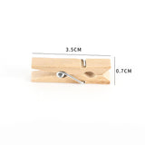 Small Clothes Pin, Mini Clothespins, 100 PCS Mini Clothes Pins Wooden with Storage Bag, Small Clothes Pins for Photos, Crafts