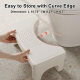 Premium Toilet Stool Squat for Adults, Non-Slip Squatting Poop Stool for Bathroom, Sturdy Pooping Stool In Australia - Darrahopens