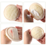Natural Loofah Face Exfoliating Scrubber 12 Pcs,Facial Exfoliator Brush Cleanser and Massager for Men and Women Smooth In Australia - Darrahopens