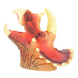 Educational Dinosaur Toy Triceratops Hand Puppet Toys Puppets for Kids Dino Hand Puppet Role-Play Toy Puppets Finger Puppets