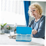 2pcs 6 Storage Large Organizer Weekly Large Organizer Anti-Wet Case Tablets Dispenser 6 Compartments Organizer 7 Day Travel In Australia - Darrahopens