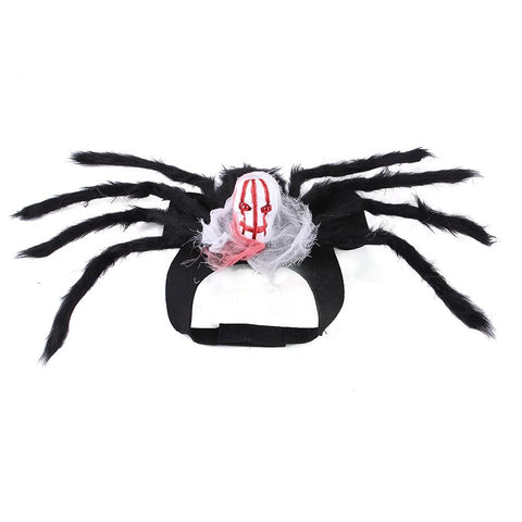 Halloween Pets Costume Dogs Spider Costume Pet Hats Costumes Puppy Cosplay Dress (Large Spider Costume Facial)