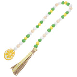 Lemon Tassel Beads Christmas Wreath Boho Curtains Wedding Vase Ornament Natural Curtains Hawaiian Wood Bead Garland In Australia - Darrahopens