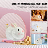 Piggy Bank Novelty Coin Bank Kids Coin Bank Easter Rabbit Statues Cute Cash Coin Can Bunny Coin Bank Coin Bank for Kids Cartoon