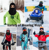 Windproof Winter Face Mask Warm Ski Mask for Men and Women Cold Weather Motorcycle Bike Cycling Neck Warmer