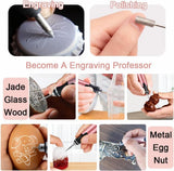 Mini Electric Engraver Etching Machines Cordless Rotary Tools Engraved Jewelry Glass Stone Metal Plastic Wood Resin