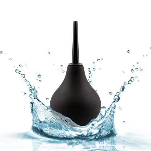 Rectal Enema Bulb for Men Women, Soft Silicone Reusable Anal Douche Vaginal Cleaner，Reusable Anal Cleaner Black) In Australia - Darrahopens