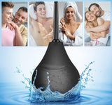 Rectal Enema Bulb for Men Women, Soft Silicone Reusable Anal Douche Vaginal Cleaner，Reusable Anal Cleaner Black) In Australia - Darrahopens