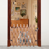 Folding Fence Pet Isolation Gate Expanding Fence Outdoor Indoor, Tall Retractable Dog Gate for The House Doorway