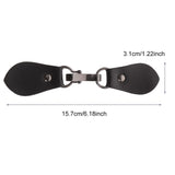 4pcs Leather Tab Closure Clip Holder Buckle Clasp Pin for Poncho Cape Cardigan Wrap Shawl Accessories Black In Australia - Darrahopens