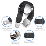 Airplane Seat Belt Extender, Adjustable 7-32" Airplane Seatbelt Extender -  Airlines - Free Carrying Case