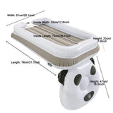 Airplane Inflatable Bed for Toddler with High Sides and Travel Bag,Comfortable Airplane Bed for Toddler Travel & Play